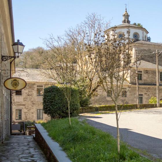 Hospederia Externa Del Monasterio Hotel Samos Kültér fotó
